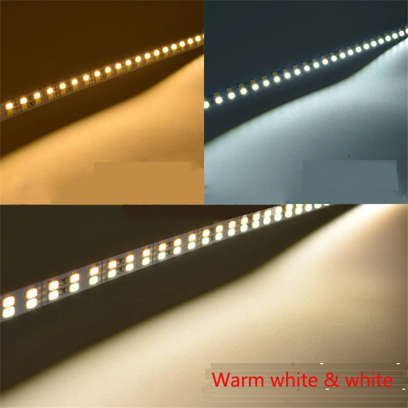 Sztywna listwa LED z możliwością przyciemniania dwurzędowa listwa LED z 144 diodami LED/M szafka z półkami gablota ct Strip 3000k 4000k 6000K