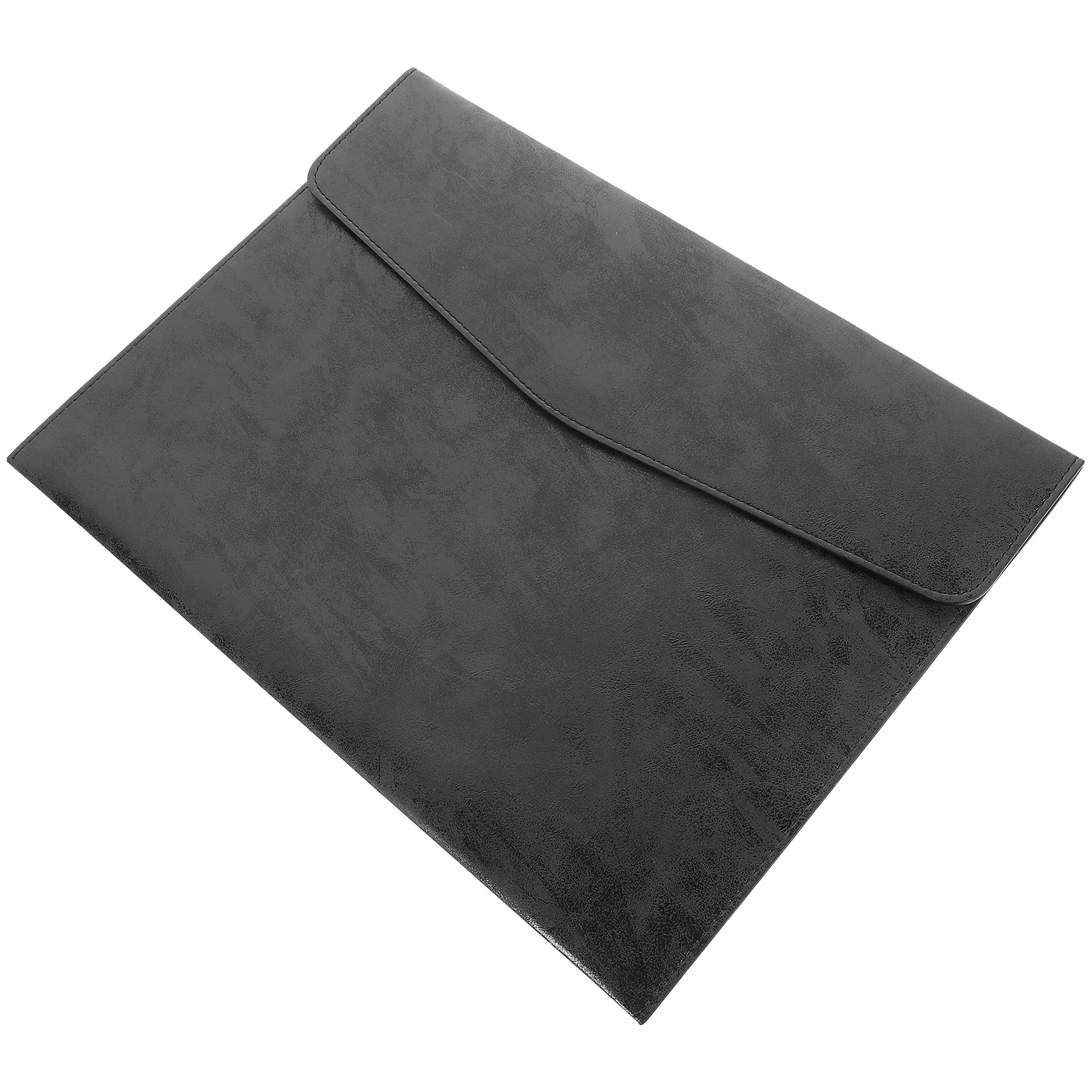 A4 Pu 폴더 문서 홀더 사무실 홈 학교를위한 대용량 파일 보관 가방 휴대용 파일 주최자 사무용품