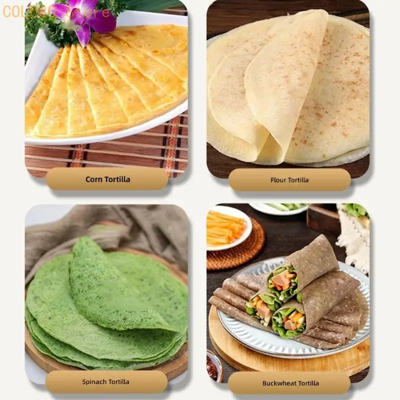 Dense Manual Thin galette Appliance For individualized pancakes Comes With sparkling Metal Finish And Simple Operation D0LD