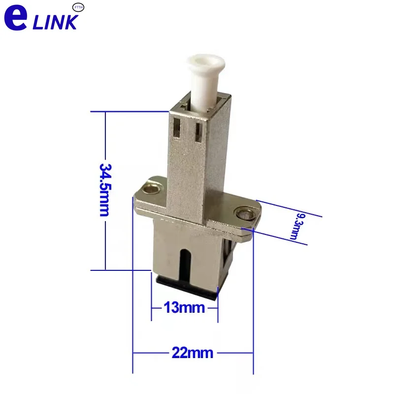 موصل بصري هجين ، محول ألياف بصرية ، من أنثى إلى أنثى ، غلاف بلاستيكي ، أخضر ، أزرق ، رمادي ، معدن ، FTTHELINK ، 5