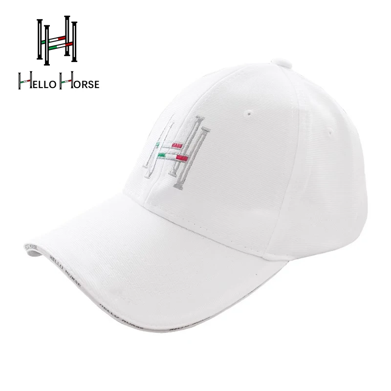 Кепка Hello Horse для верховой езды, профессиональная кепка с вышивкой, унисекс, мягкий верх, универсальная бейсболка для верховой езды