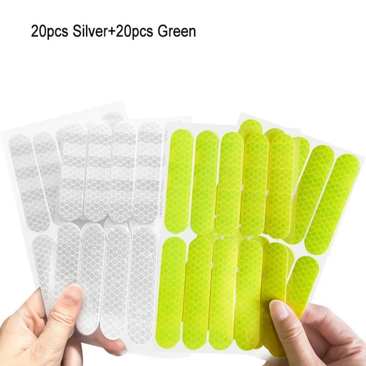 Reflective stickers, warning reflective stickers, self-adhesive bicycle helmet reflective stickers, reflective strip stickers