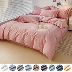 Luxury Bedding Duvet Cover Set 400 TC Egyptian Cotton 1pc Quilt Cover and 2pc Pillowcase Soft Durable Comforter Cover All Season