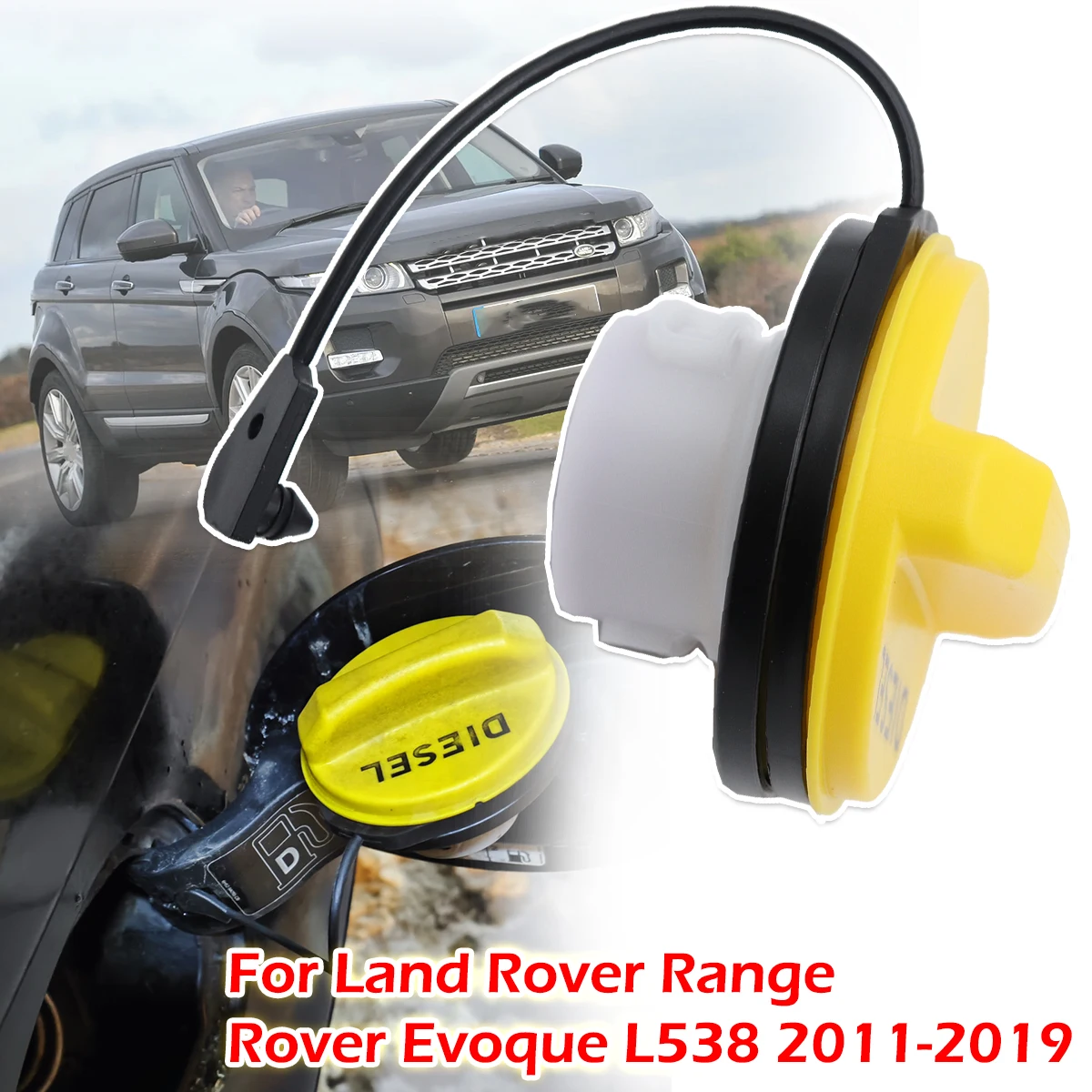 

LR053666 Diesel Fuel Tank Filler Cap Cover Car Accessories Replacement parts For Land Rover Range Rover Evoque L538 2011-2019