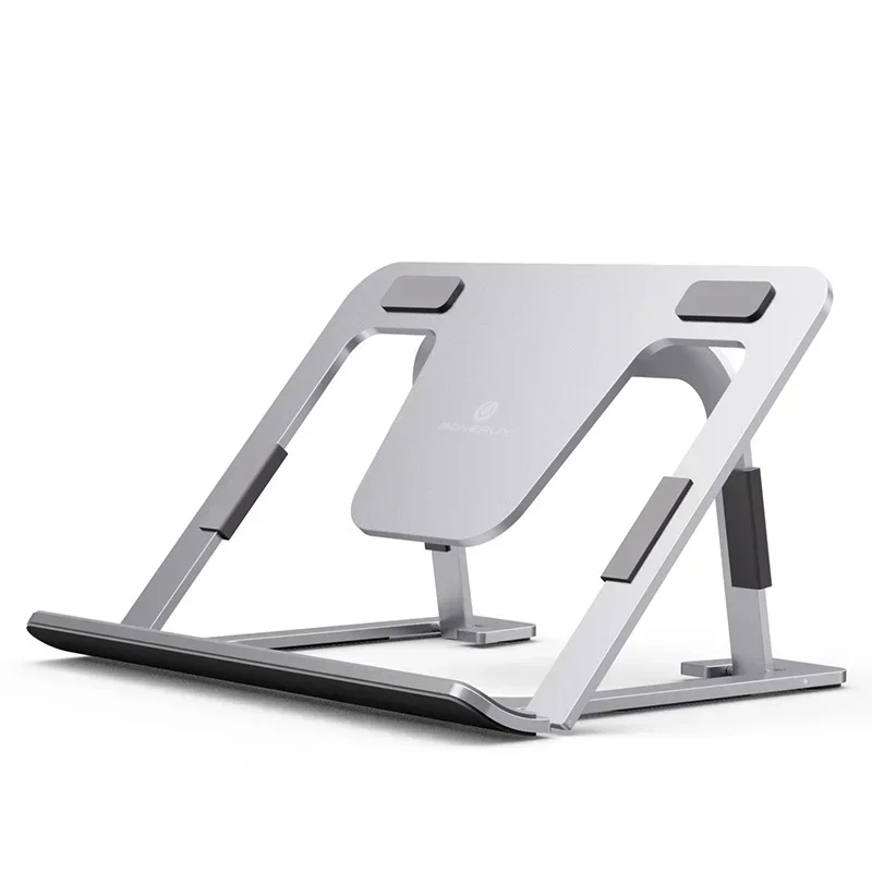 Soporte ajustable antideslizante para ordenador portátil, soporte de refrigeración de aluminio, carga de 10kg, 1 piezas