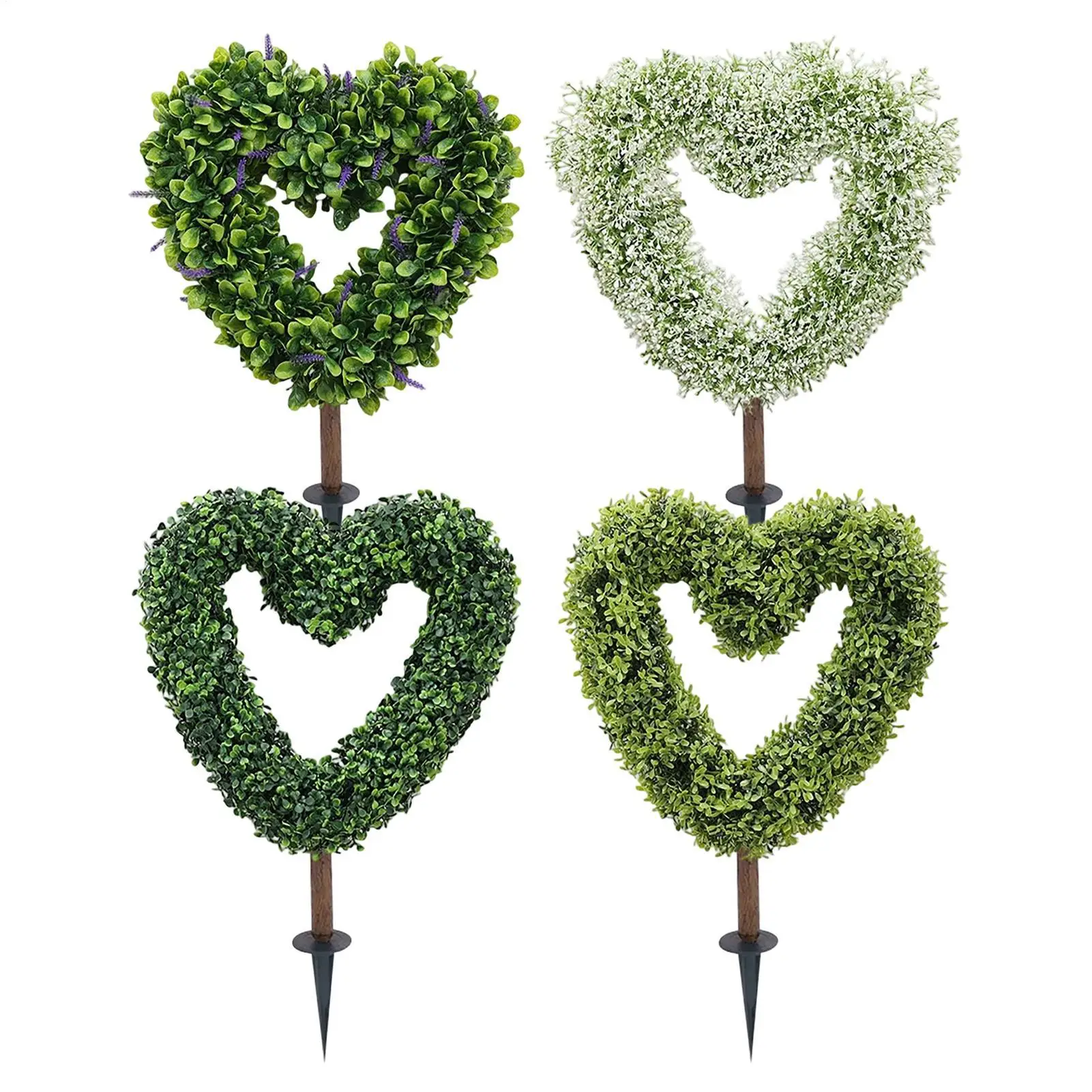 

Искусственное дерево-сердце для декора на День святого Валентина, ажурное, зеленое, в деревенском стиле, для дома, друзей, свадеб, фермерского дома