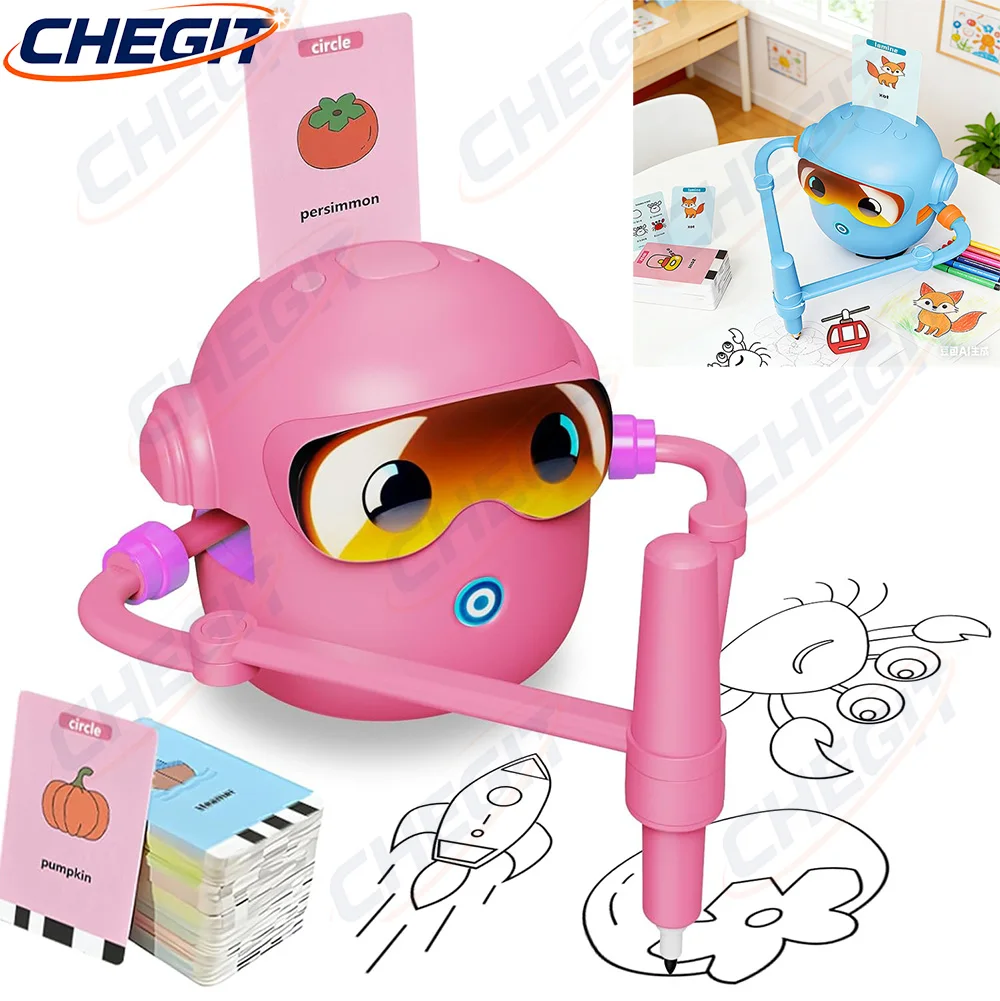 روبوت رسم صوتي ذكي للأطفال، آلة رسم تفاعلية للتعليم المبكر، هدية لوحة سحرية للأولاد والبنات #1