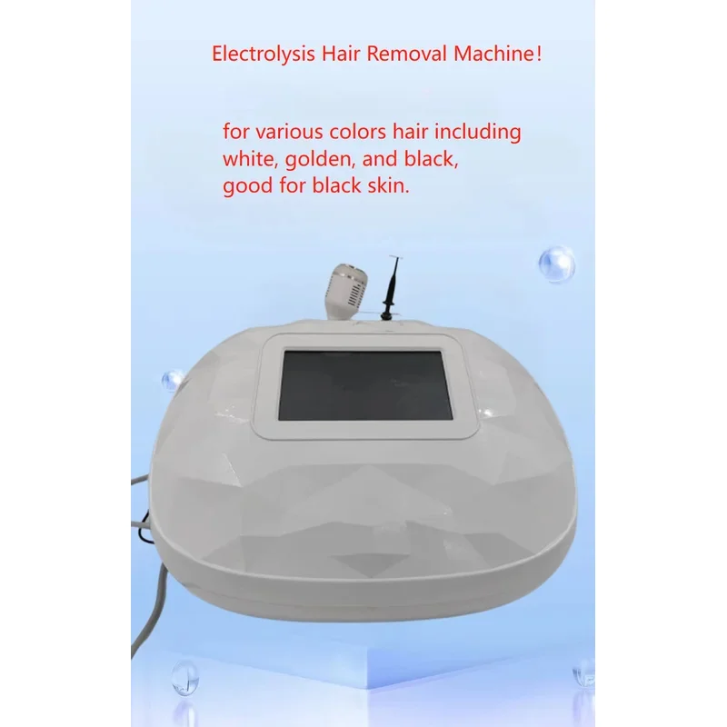 Smart Library Electrolysis Hair Removal Machine Epilator Galvanic Electrolysis Hair Remover Device For Brown White Gold Gray Bla