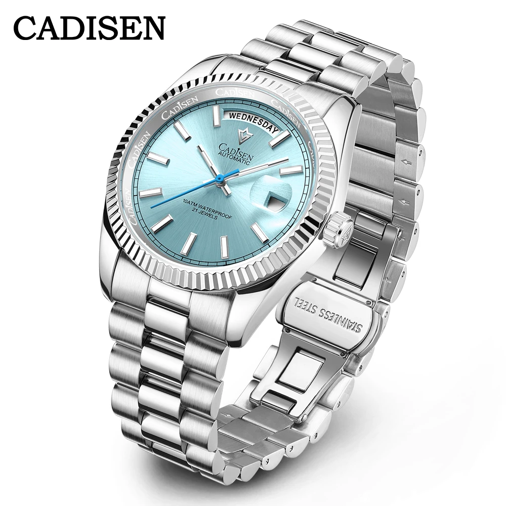 CADISEN DD40 Mannen Horloges Luxe Automatisch Horloge Mannen AR Saffierglas Mechanisch Horloge Mannen 10 Bar MIYOTA 8285 Movt 2023 Nieuwe