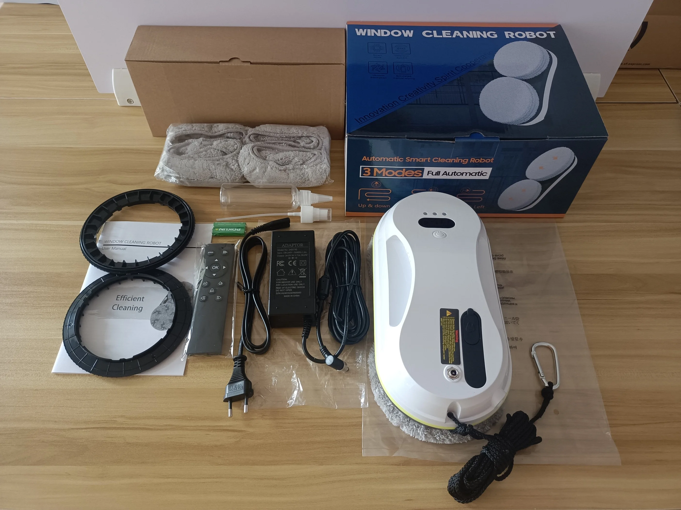 Робот-мойщик для окон, умный распылитель воды, робот-мойщик для окон, распознавание рамок, высокое всасывание, противоударный очиститель для окон