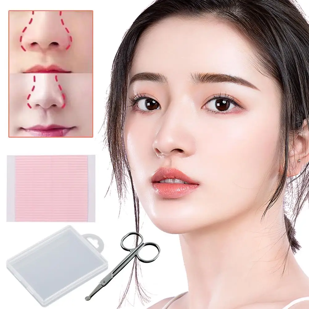 מתכווץ כנף אף מיוחד לכווץ רצועות כנפיים אף צר בלתי נראה דק יפה אף קטן shr j7s8