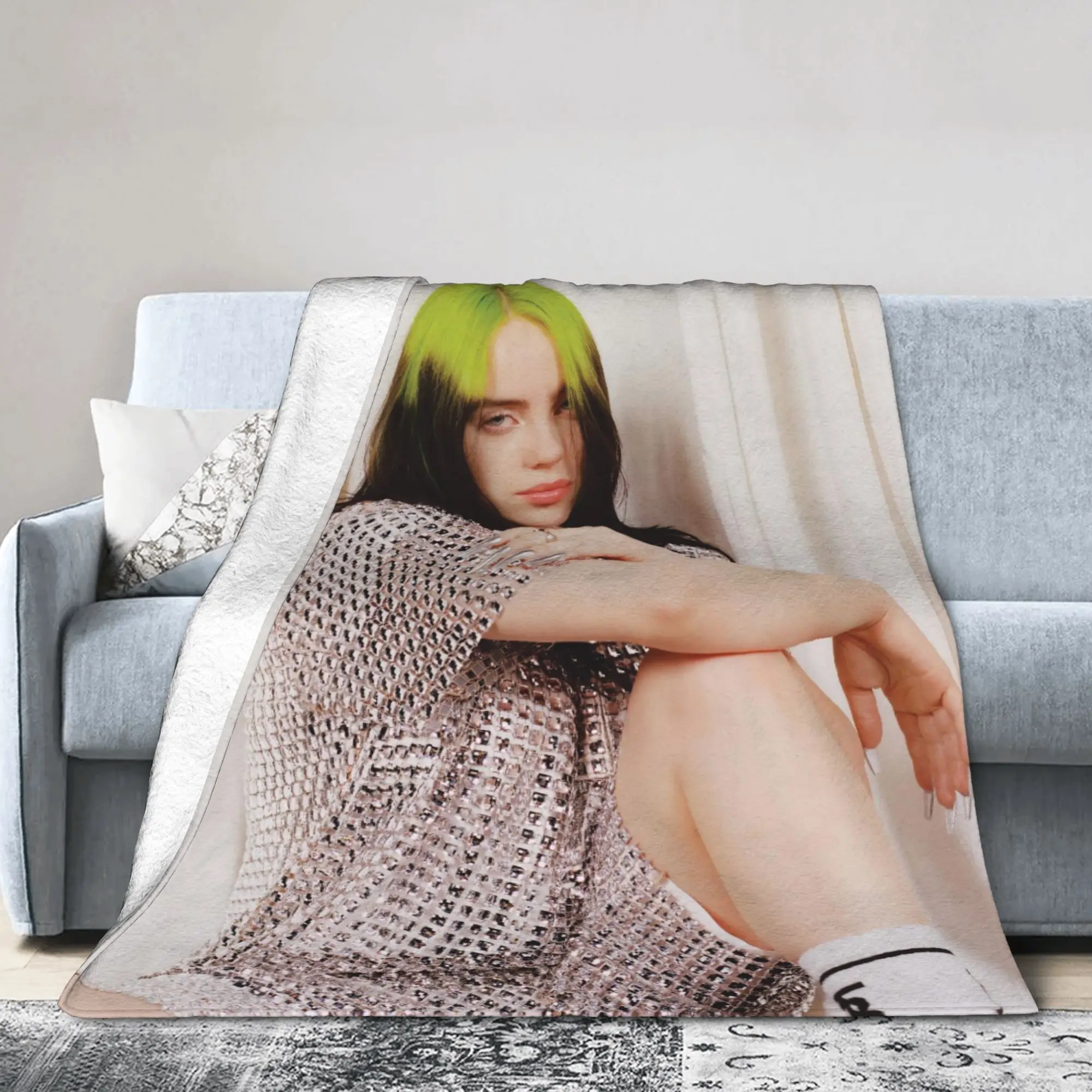 Singer Billies Blanket Velvet Summer Multifunction Soft Throw Blanket for Home Bedroom Plush Thin Quilt