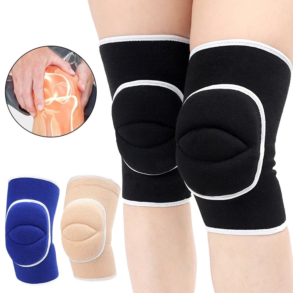 

1Pair Sports Knee Pads for Dancers, Soft Knee Protective Knee Brace for Volleyball Football Dance Tennis Running Cycling Workout