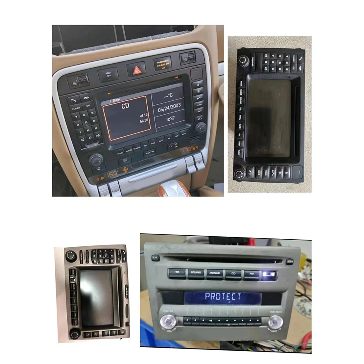 JAS-Car Audio Input Decoder Box PCM2.1 Bluetooth Modules for Porsche Cayenne Cayman 2003-2010 996.2 997.1