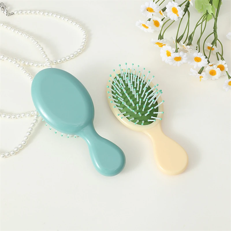 Mini Detangler Hair Brushes Massager Anti Static Air Bag Hair Comb Wet and Dry Portable Hairbrush Salon Styling Accessories