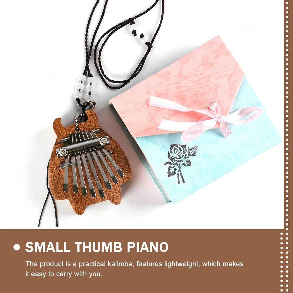 

Wooden Thumb Piano Kalimba Instrument Hand Finger Tuning for Adults Metal Delicate
