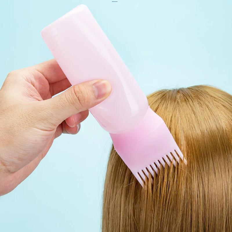 4 สี 60OZ แบบพกพา Scalp Applicator Liquid หวีรากผมนวดยาหวีผมสําหรับ Hair Growth Serum น้ํามันบํารุง