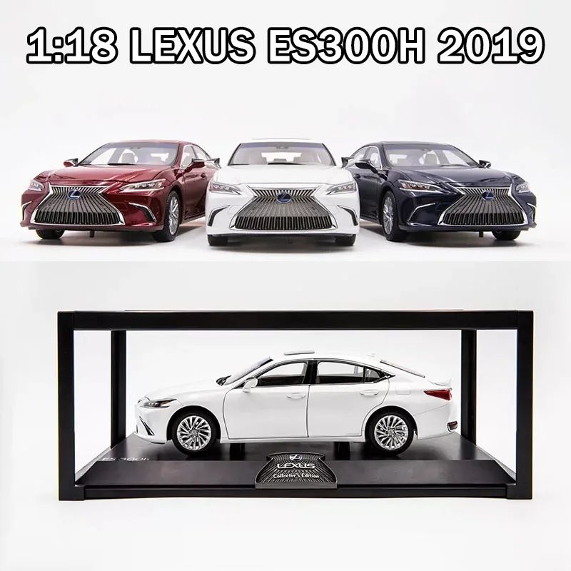 

1:18 ES 300H ES300H 2019, модель автомобиля из сплава, готовая коллекция моделирования, украшение автомобиля, подарок, игрушка, статическая модель дисплея, подарок