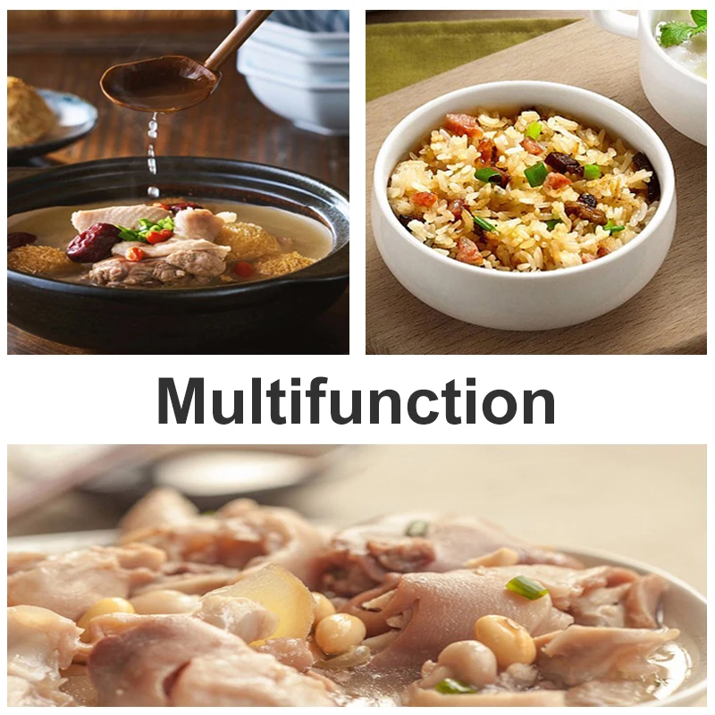 SUPOR Panela De Pressão Elétrica, Fogão De Arroz Multifuncional Doméstico, Isolamento Automático, Aparelho De Cozinha Portátil, 4L, 70kPa