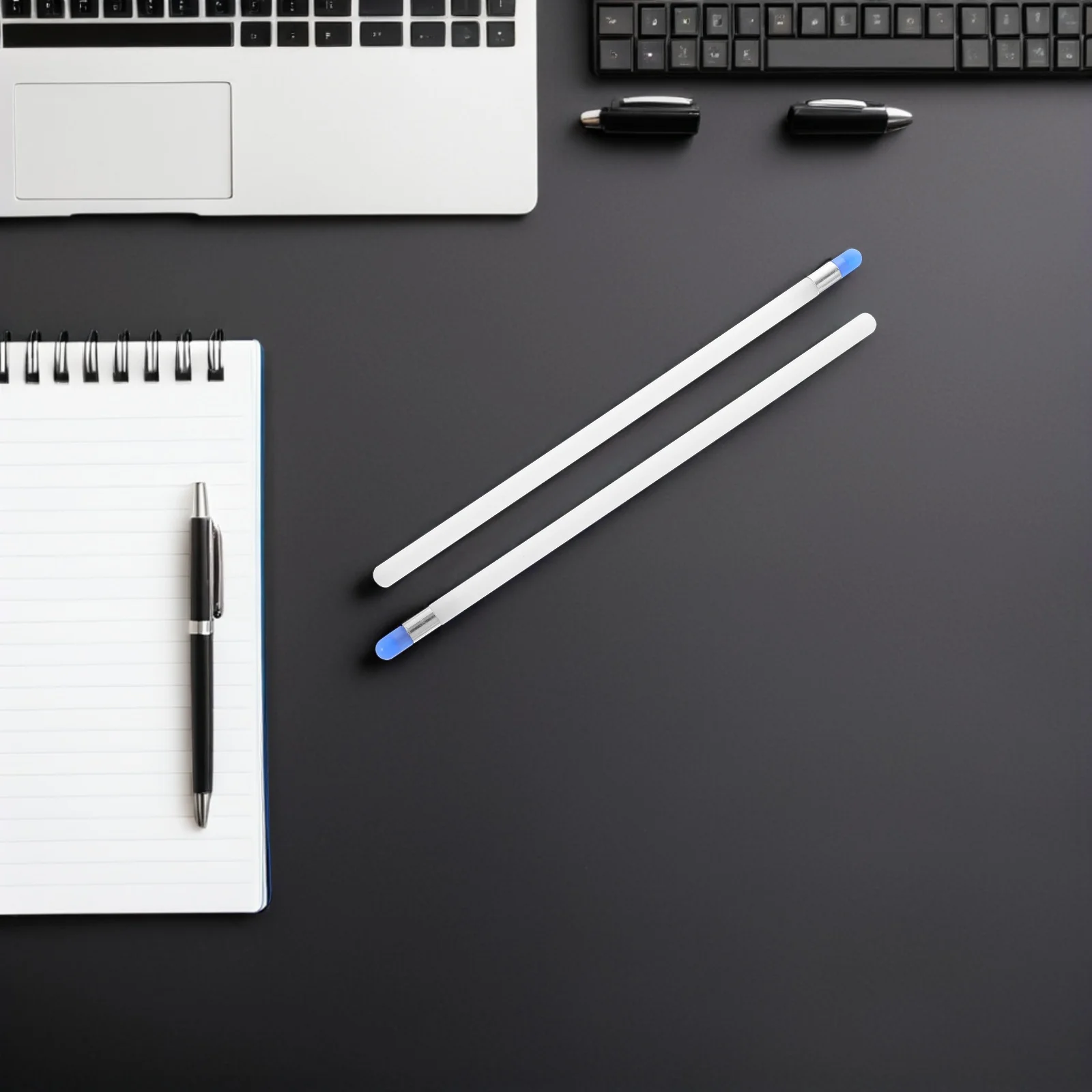 

2pcs Reusable Silicone Cleaning Stick Pcb Maintenance Dslr Sensor Antistatic Dust Removal Pen Fine Fiber Cleaner For Electronics