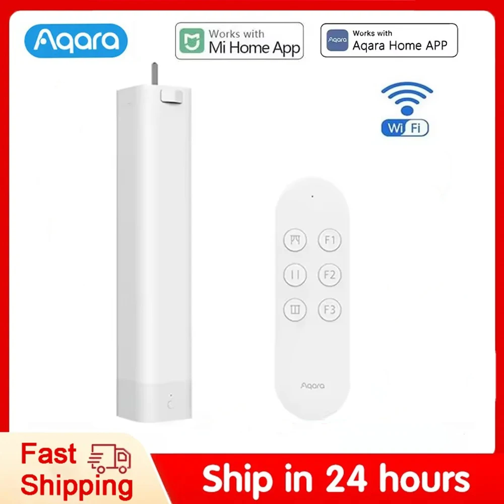 Aqara  A1 Smart Curtain Motor WiFi APP Wireless Remote Control Intelligent Curtain Motor for Xiaomi Mijia smart home APP MiHome