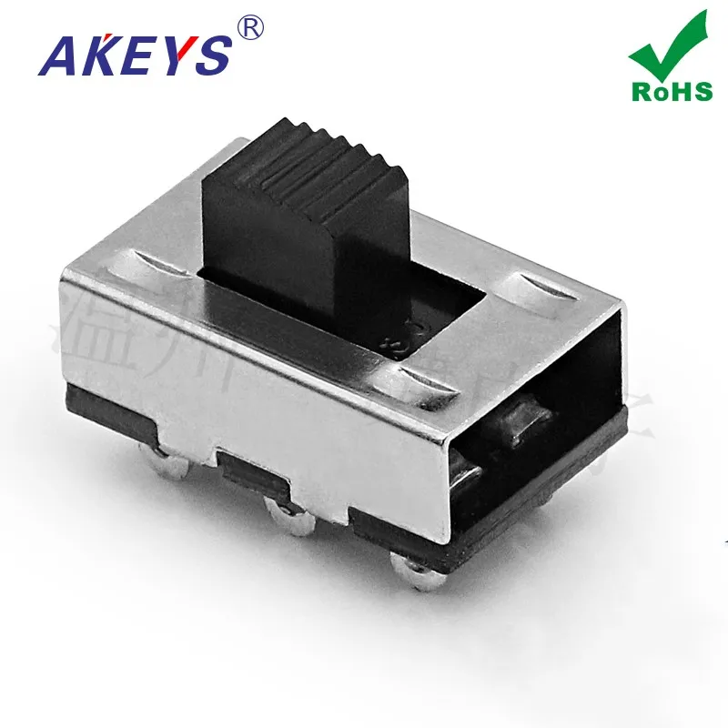 10pcs One key ss-22h01 toggle switch 22.5*14 without fixed feet two gears 6 feet push refrigerator power supply