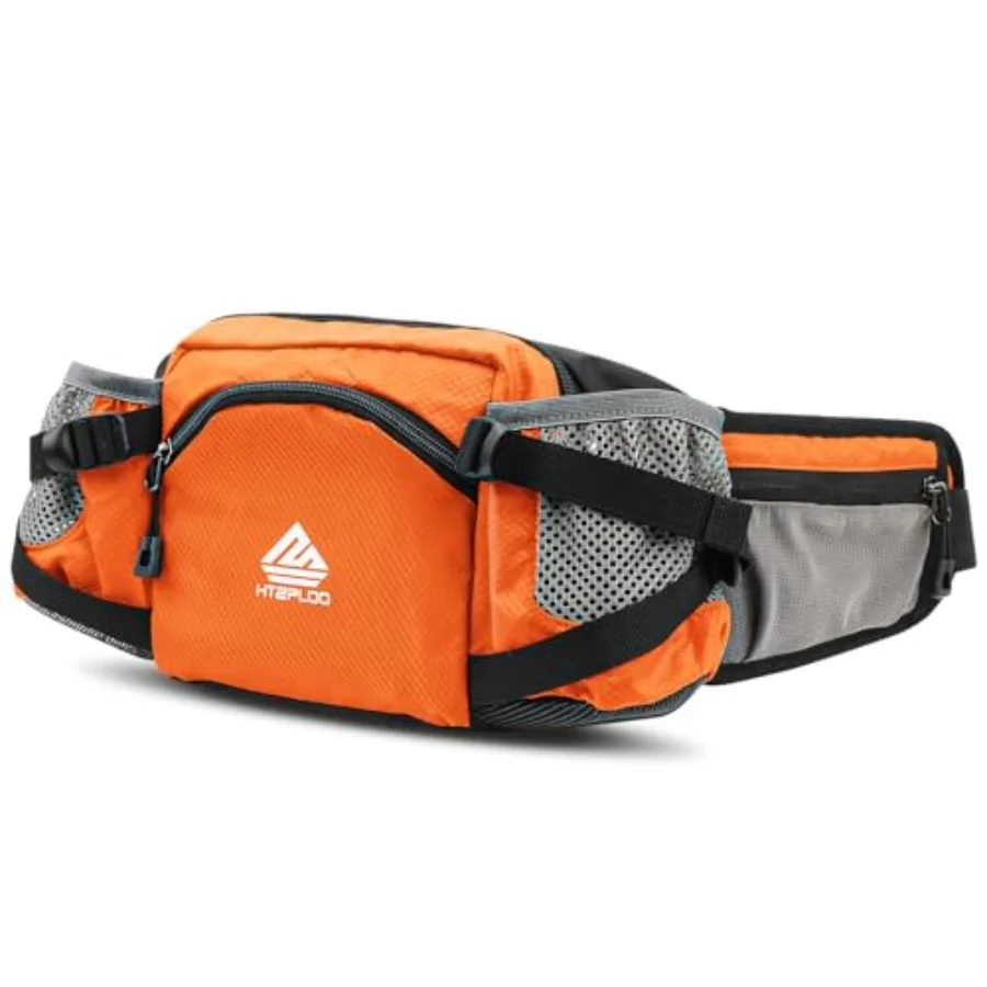 

Fanny Pack Waist Bag with Water Bottle Holder for Men Women Running Hiking Travel Dog Walking Workout Cycling Outdoor