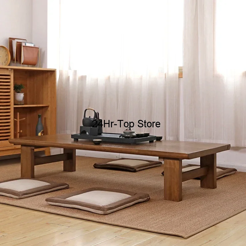 

Tatami Living Room Coffee Table Small Japanese Study Game Coffee Table Dressing Wooden Work Tavolini Da Salotto Room Decor