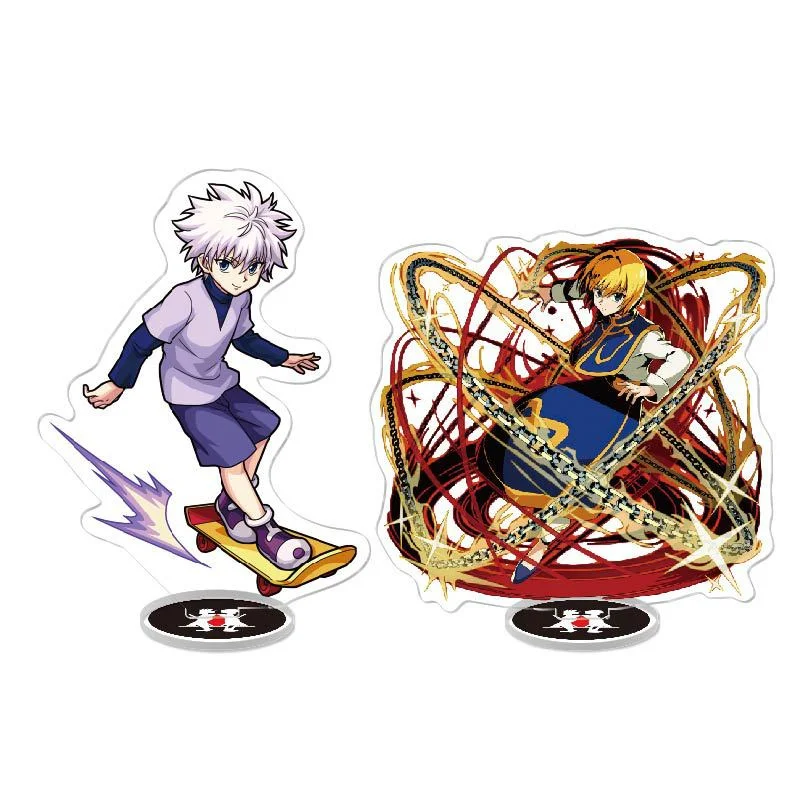 Anime Full-time Hunter Acrylic Stand Double-sided Action Figure Standing HUNTER×HUNTER Model Plate Desk Decor Toys Fans Gifts