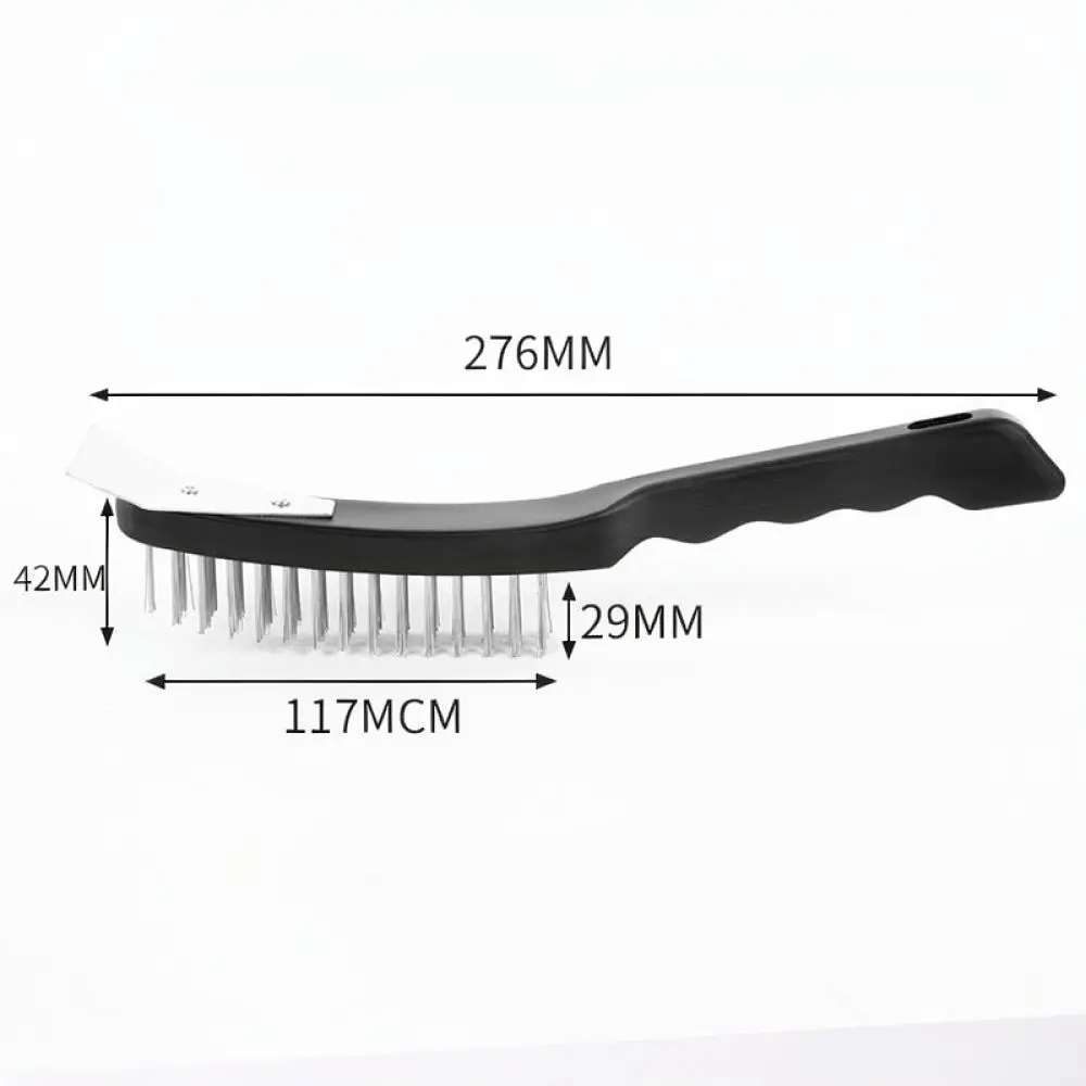 Efficient Wire Cleaning Scrubber Metal Grinding Tool For Household Kitchen BBQ Grill Rust Removal Manual Hand Brush