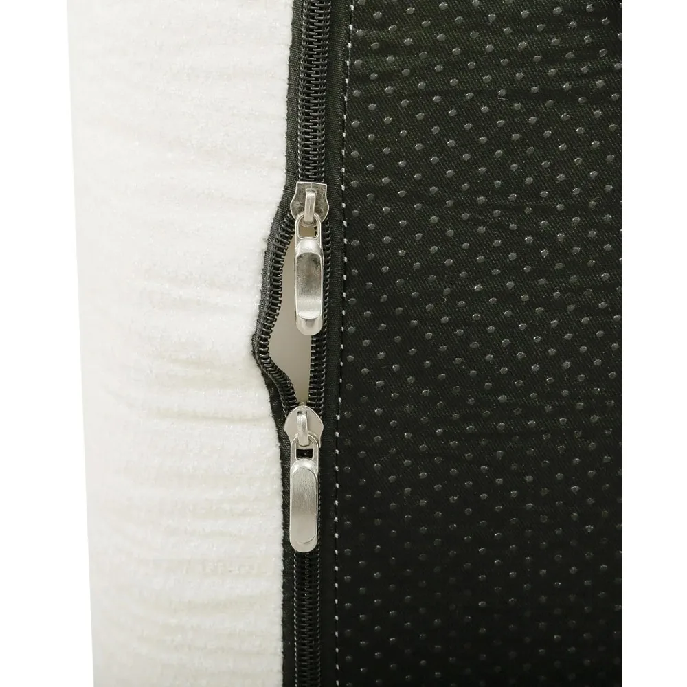 أريكة مقطعية منحنية حديثة مكونة من 3 قطع من منتصف القرن مع إسفنجة كبيرة الحجم وصالة تشيس #5