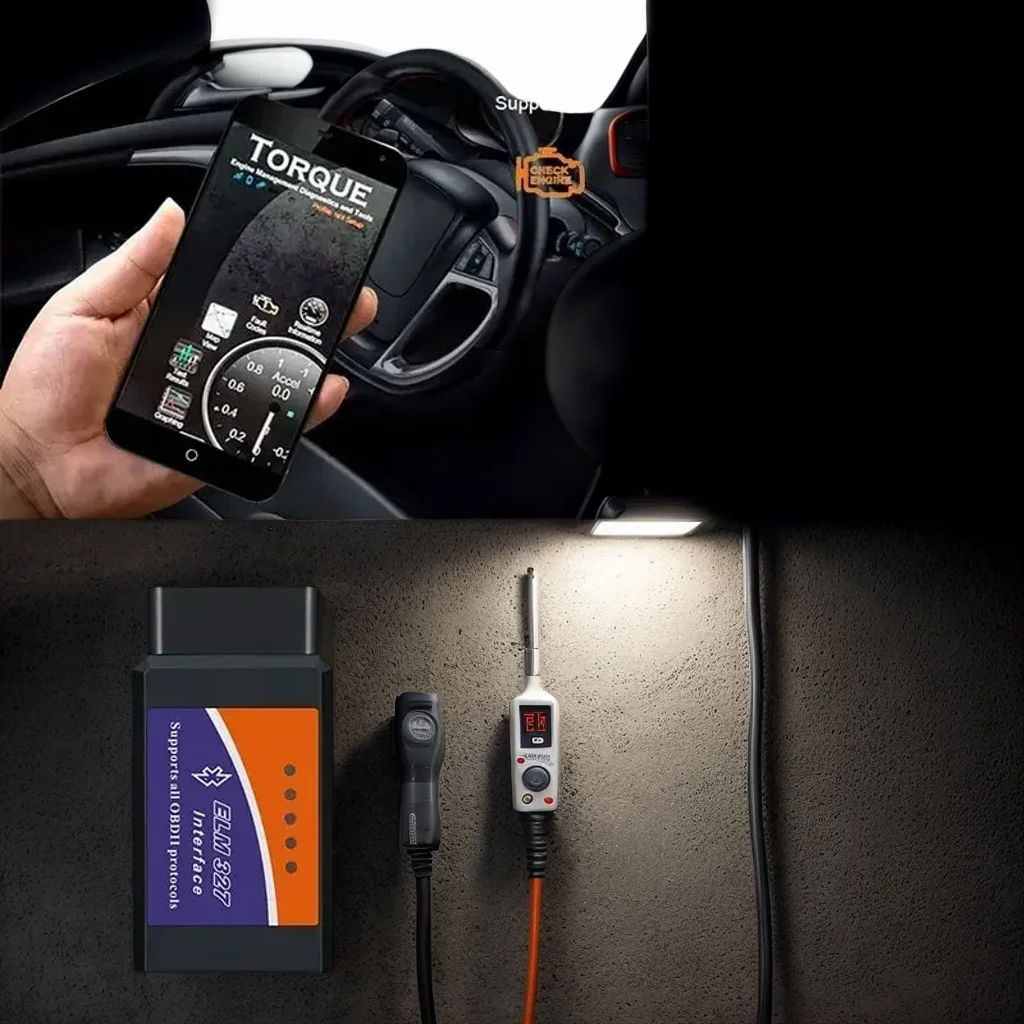 

ELM327 V2.1 Bluetooth OBD2 Car Diagnostic Scanner - Android iOS Auto Fault Code Reader Tool