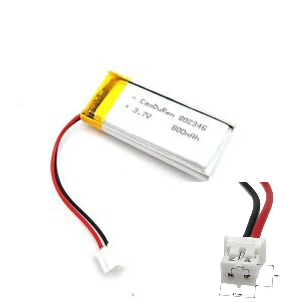 Rechargeable 3.7V 800Mah 802346 Lithium Polymer Ion Battery For GPS TABLET MP3 LAPTOP MP4 CHARGING TREASURE POWER MOBILE POWER