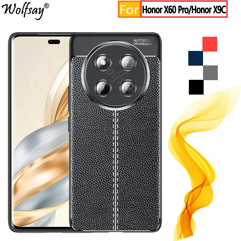 حافظة لهاتف Honor X9C لهاتف Honor X9C X9 C حافظة مطاطية مضادة للخبط حافظة خلفية من السيليكون لهاتف Honor X9C مقاس 6.78 بوصة