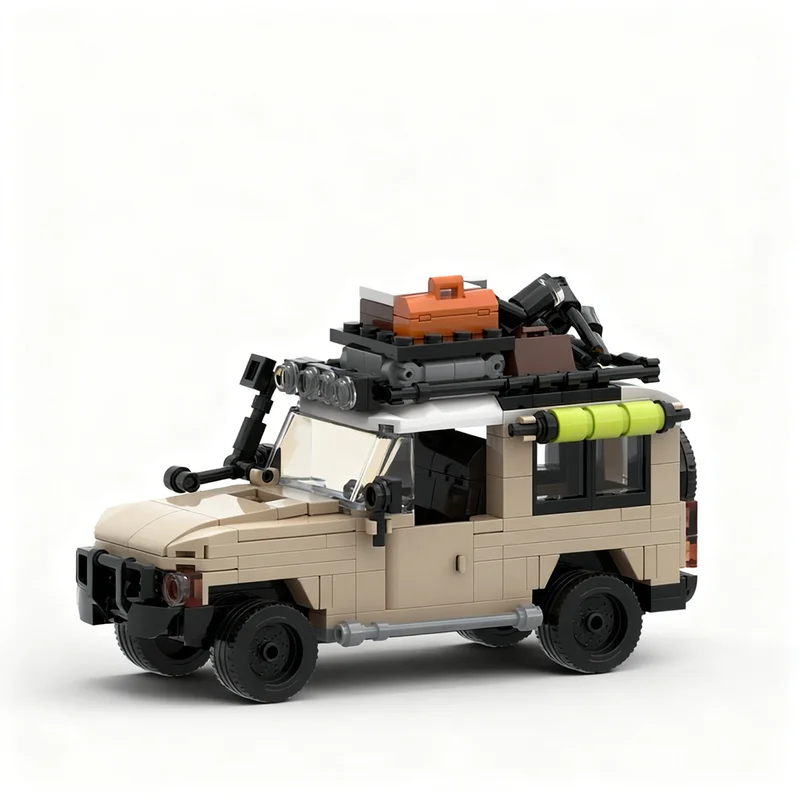 

303pcs MOC Land Cruiser 70 Mini Cars Model Building Blocks Construction Toy Christmas Gifts DIY Creative Idea Education Assemble