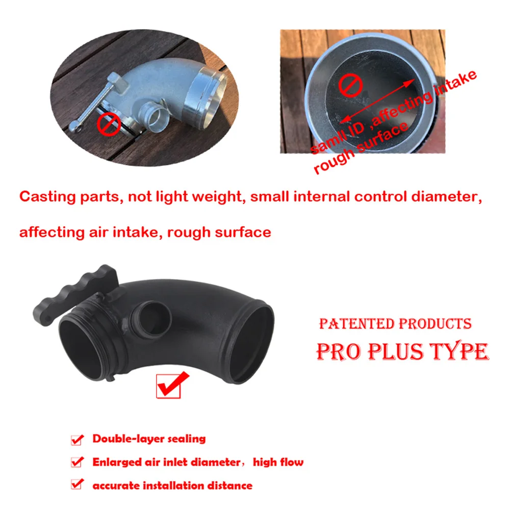 Einlass Turbo Einlass Winkel Turbo Schalldämpfer Löschen Für VW Golf MK7 GTI R Audi V8 MK3 A3 S3 TT MK3 2,0 T 2014 + – Detail 10