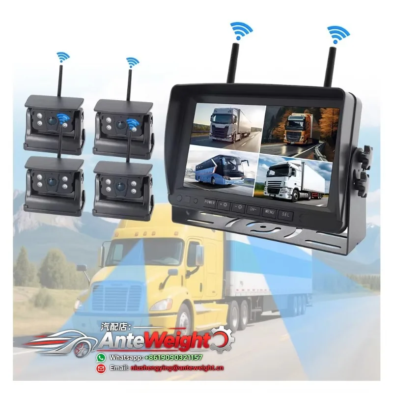 Wireless Wireless Magnetic Solar Reverse 360 Car System RV Truck Safety Driving Blind Spot Monitoring  Monitor Screen - Aliexpress Deal