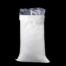 Sac d'emballage en plastique blanc Water Verde, sac tissé en PP pour sucre et sel avec doublure en PE, vente en gros, emballage à 2 couches, 10 pièces