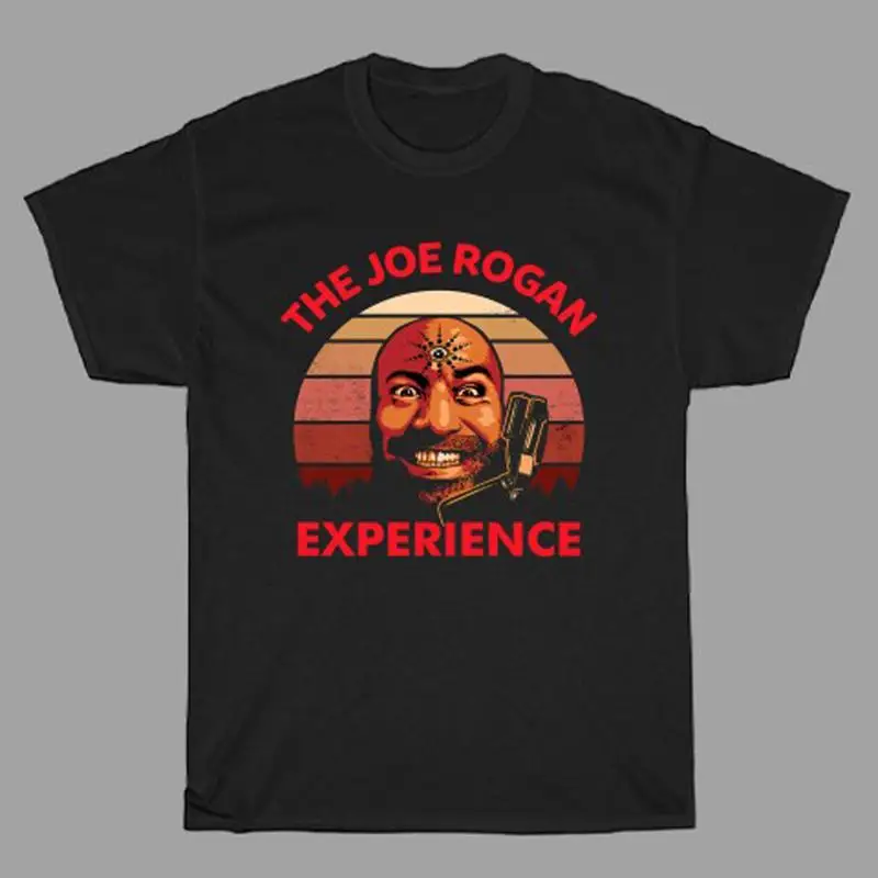 

The Joe Rogan Experience Men's Black T Shirt Size S to 3XL