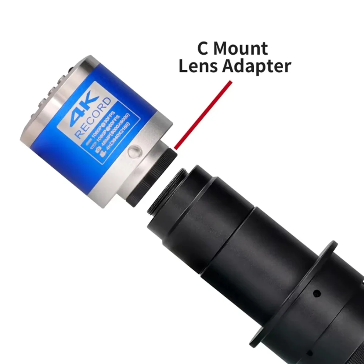 N18r 1080p 4k microscópio digital full hd industrial c-mount câmera digital pcb soldagem telefone reparação microscópio plugue da ue