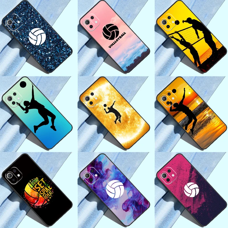 Volleyball Sport For POCO F3 F4 GT M5 M4 X3 Pro Case For Xiaomi Mi 11 Lite 11T 12 12T Pro 12S Ultra Cover