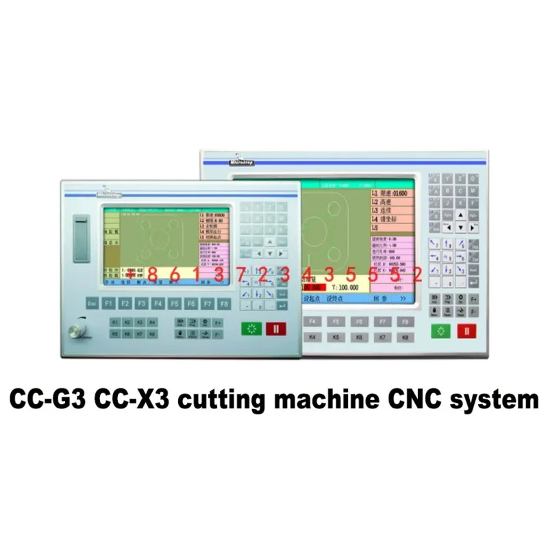 CC-X3 CC-G3 compound cutting machine CNC system flame/plasma cutting process multi-cutting torch control