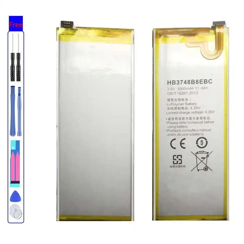 

Durable 3000mAh For Huawei Ascend G7 G7-TL100 C199 C199-CL00 High-Capacity HB3748B8EBC Mobile Phone Battery