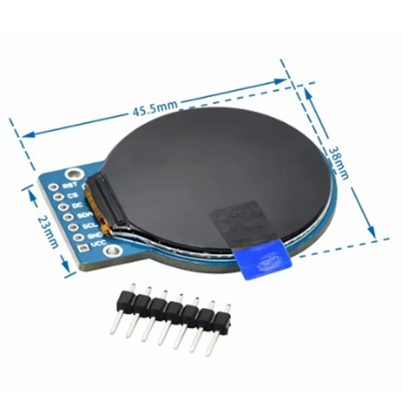 TFT Display 1.28 Inch TFT LCD Display Module Round RGB 240*240 GC9A01 Driver 4 Wire SPI Interface 240x240 PCB For Arduino