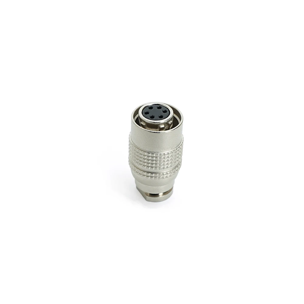 5PCS HR10A-7P-6S 6 Pin Circular Connector Plug Push Pull Audio Cable Connector for Sound Devices Zoom Total Station  6Pin  Plug