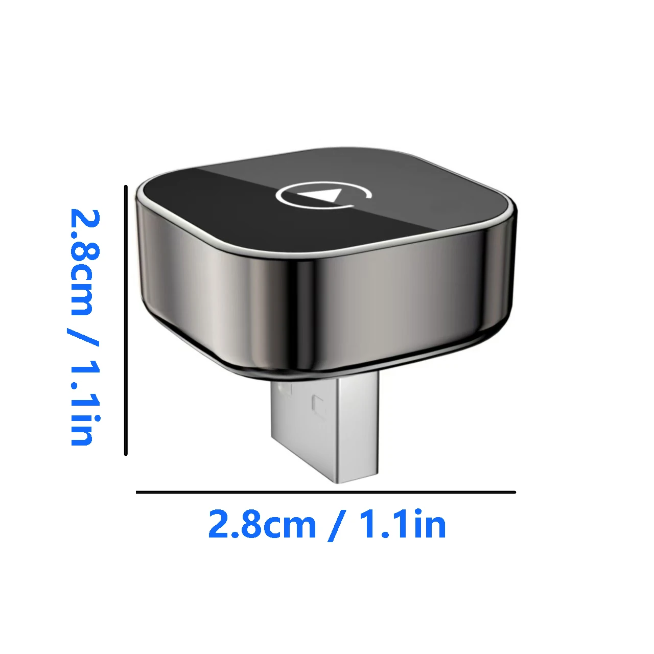 2 in 1  Wireless CarPlay Adapter - Fast Auto-Connect, Stable Connection, Mini Size Plug & Play Adapter for iPhone & Android Auto
