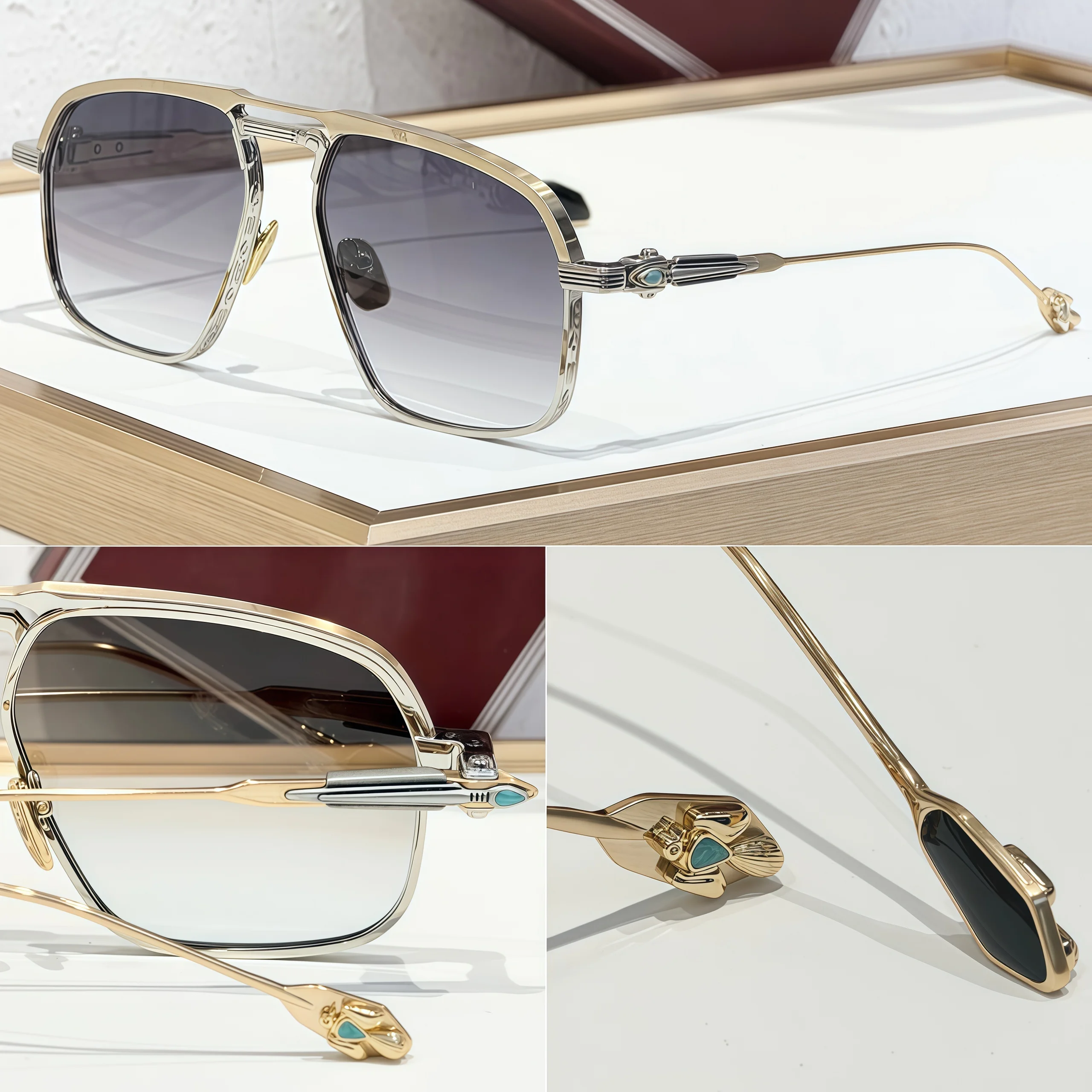 

KIZN JMM Labarge Luxury Handmade Premium Sunglasses Elegant Designer Eyewear for Fashionable Sun Protection