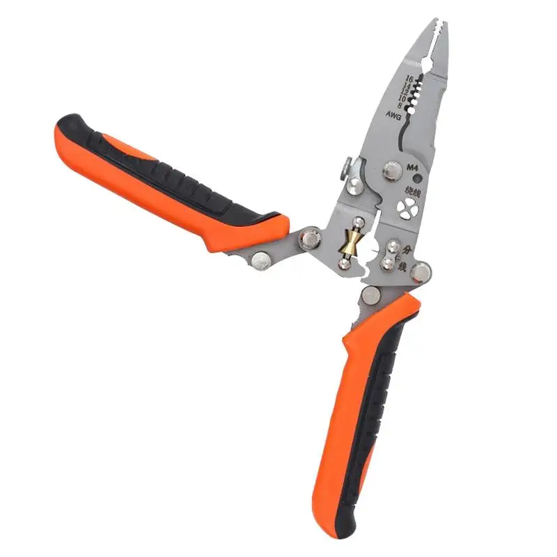 Wire Splicer Tool 12 In 1 Wire Stripper And Crimping Tool Professional Ergonomic Non-slip Handle Wire Crimping Tool For Clamping