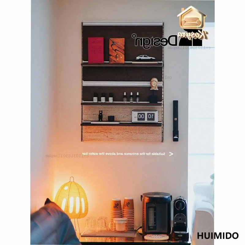 Rdesign-Rui Design | Wall Hanging System Laminate Shelf Background Wall Combination Display Shelf