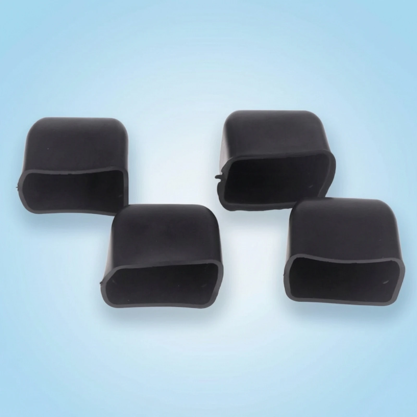 4 Pieces Cross Bar End Cap Flexible Protective Plug Plugs Matte Accessories Soft for Luggage Rack